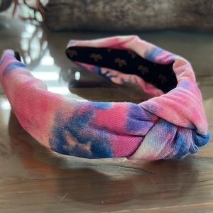 La Bella Pink blue Tie dye headband Lele like